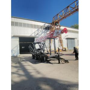 Quadrangle 5m Lift Tower On Trailer With Wheels And Lightning Rod