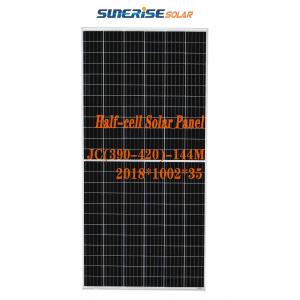 China IP68 144 Cells 420W Mono Perc Half Cell Solar Panels supplier