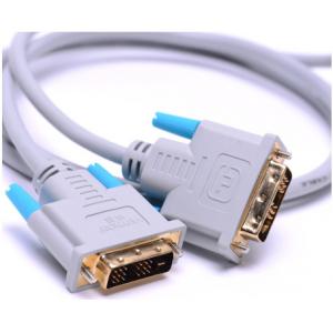 Twisted Pair Male To Male DVI Cable Environment Friendly With Double Ferrite