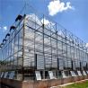 China Serre Venlo intelligente - Type de serre en verre avec systèmes d'ombrage externes et internes et système de chauffage wholesale