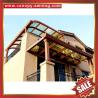 Villa house patio gazebo porch door aluminum alu metal glass awning canopy