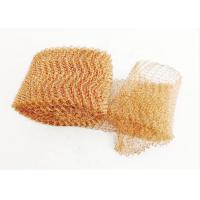 China Gas Liquid Knitted Copper Mesh Roll Pest Control 99% Pure 0.18mm on sale