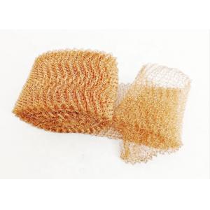 China Gas Liquid Knitted Copper Mesh Roll Pest Control 99% Pure 0.18mm supplier