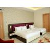 King Size Bedroom Furniture Set Walnut Color Modern Style OEM Service