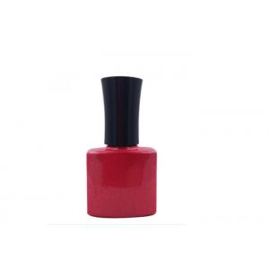 Matte Surface Empty Glass Nail Polish Bottles , Oval Empty Nail Polish Bottles With Brush