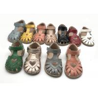 China Kids Sandals Shoes With Adjustable Closure Colorful Sandals For Girls In Summer on sale