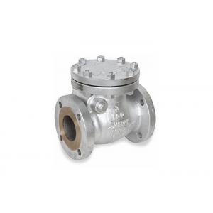 China Modular Design Cast Steel Swing Check Valve , WCB Check Valve RF Flange End supplier