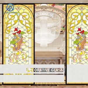 China Customized Stained Glass Windows Decorative Glass simple beautiful supplier