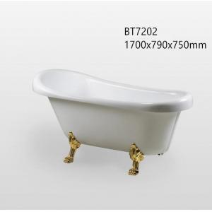 Luxury Modern Acrylic Clawfoot Bathtubs ,  Jacuzzi Freestanding Tub With Adjust Feet