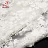 China White 3d Embroidered Lace Fabric For Wedding Dress With Elastic Nylon Net wholesale