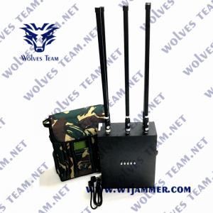 Manpack Built-in Battery WiFi /Bluetooth Celluar GSM CDMA 3G 4G 5G Mobile Phone Blocker Satellite Signal Jammer