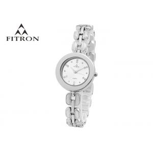 China Fashion Waterproof Fitron Quartz Watches For Female Alloy Bracelet supplier