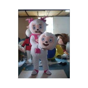 China white rabbits mascot cartoon cosplay costume wholesale