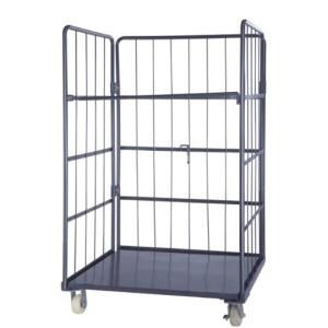 Folding Warehouse Storage Rolling Cage Container Trolley