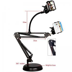 China Metal Plastic 16cm Mobile Phone Stand For Video Recording supplier