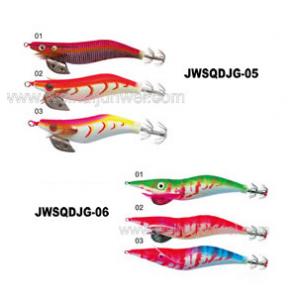 China New design best sale squid jig fishing lure JWSQDJG-05/06 supplier