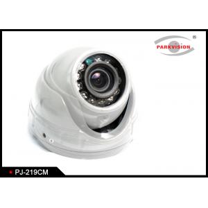 White Bus Rear View Camera With Rotatable Lens , Vehicle Security Camera System 
