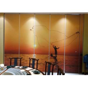 China Painting Operable Wall Partitions Floor To Ceiling Room Divider Wall supplier