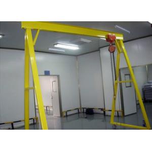 China Durable Single Beam Gantry Crane Electric Hoist With Hook Cargo Lifting Electricity Power supplier