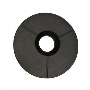 Round 200mm Black Buffing Polishing Disc for Granite High Grinding Efficiency