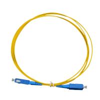 China SC Optical Fiber Patch Cord Simplex 9/125 SM 1310 / 1550 Wavelength 2.0 Jumping Cable on sale