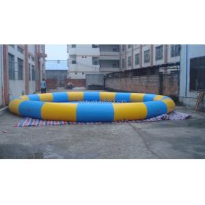 China Plato Blow Up Portable Water Pool With Sand Circal Shape supplier
