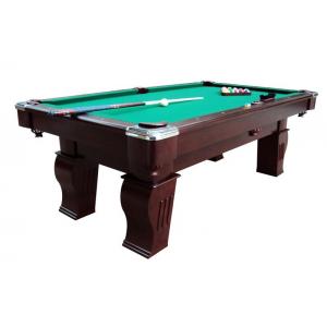 96 Inches Classic Pool Table , Modern Billiard Table With Wool Felt Leather Pocket