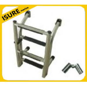 China Stainless Steel arthrosis Boat Boarding Telescoping Ladder supplier