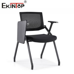 School Furniture Student Lecture Training Chair With Writing Pad