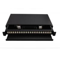 China CATV 72 Port Fiber Optic Patch Panel 24 Core SC MM Adapter ODF Low Excess Loss on sale