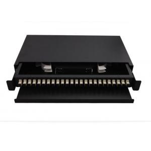 CATV 72 Port Fiber Optic Patch Panel 24 Core SC MM Adapter ODF Low Excess Loss