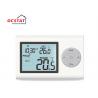 Large LCD Display wireless boiler thermostat Programmable , RF Heating Room
