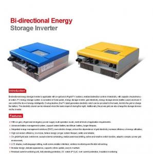 China 3KW 5KW Storage Energy Inverter Single Phase 220V 50Hz/60Hz Bi-directional Energy MPPT Inverters on sale 