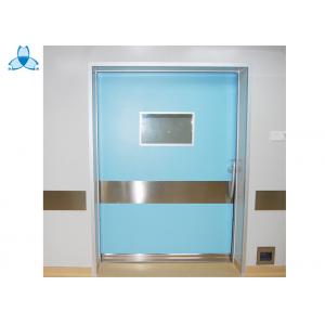 Hospital Single Leaf Door Swing Door With Air Seal And Fireproof Feature