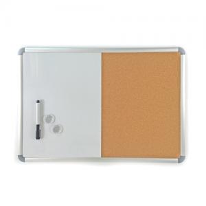 China Magnetic white board +cork board supplier