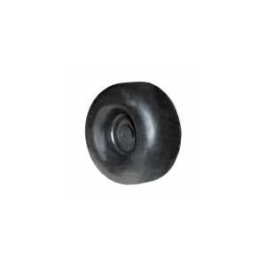 China Black 0.375 Hole 2.5 Rubber Door Bumper For Trailer Door Guard supplier