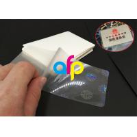 Hot Lamination Machine Suit Laminating Pouch Film , Glossy Thermal Laminating Pouches