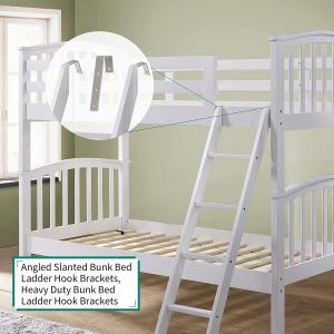 China Single-Side Bracket Structure Bed Ladder Hook Brackets for Heavy Duty Metal Bunk Bed supplier