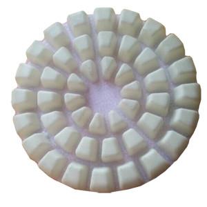 China High Gloss Dry Diamond Polishing Pads For Marble / Concrete For 9mm supplier