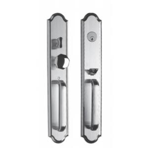 China Stainless Steel 304 Door Lever Handle PSS With Plate supplier