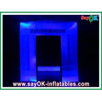 China Event Booth Displays Durable Oxford Cloth Inflatable Photo Booth , Led Lights Blow-Up Photo Booth on sale