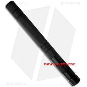 Flashlight Baton Expandable 22.5" Self Defense Baton (Black) Head Lamp Torch Gifts