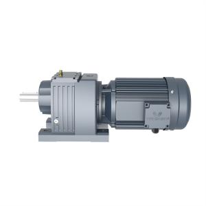 China SGS  Horizontal Mounting Worm Helical Gear Motor Reducer supplier