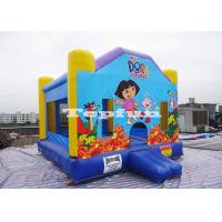 China Inflatable Dora House Bouncer Combo , Commercial Jumping Castles for Rent / Hire on sale