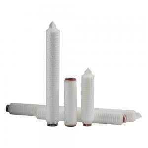 China Cheap Price Nominal PP Pleated Depth Water Pleated Filter Cartridges With Food Grade Filtration supplier