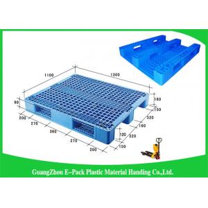 China 100% Virgin HDPE Plastic Euro Pallets Ventilated Stackable For Food Industry supplier