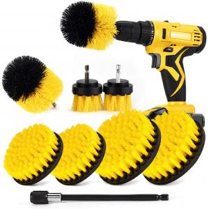 China Power Drill Brush Attachment Set Power Cleaning Scrub Brush All Purpose with Extend Long Attachment for Bathroom wholesale