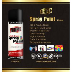 High Glossy Aerosol Spray Paint , Wide Coverage Automotive Aerosol Paint