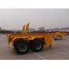 China skeleton container trailer 40ft 45ft 48ft flatbed container trailer - CIMC VEHICLE wholesale