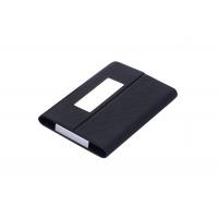 China Magnetic PU Leather Name Card Holder Digital Printing Magnetic Card Case on sale